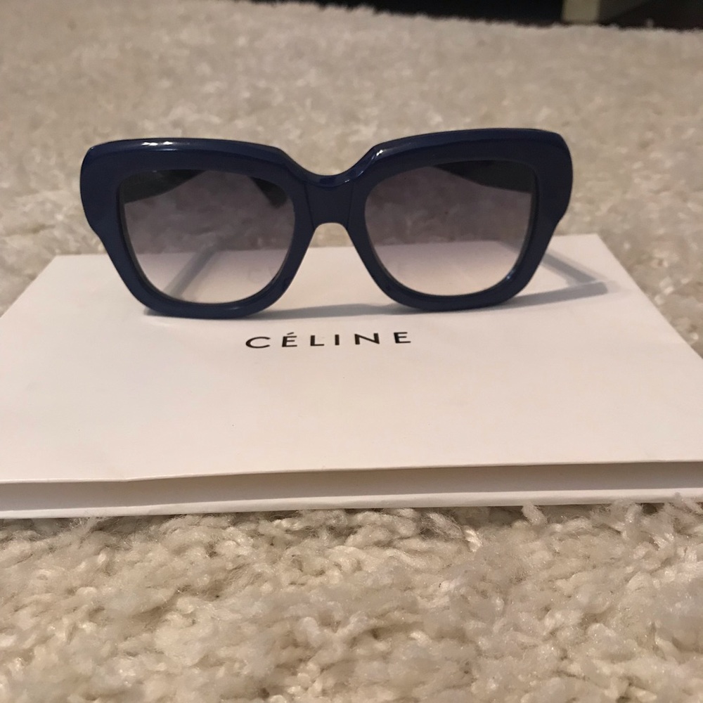 Navy blue Celine sunglasses